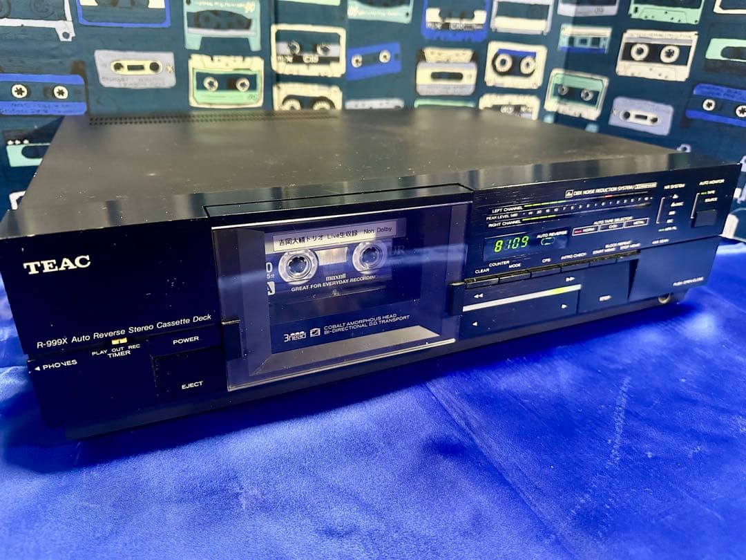【希少】TEAC ダイレクトドライブオートリバースカセットデッキ　R-999X