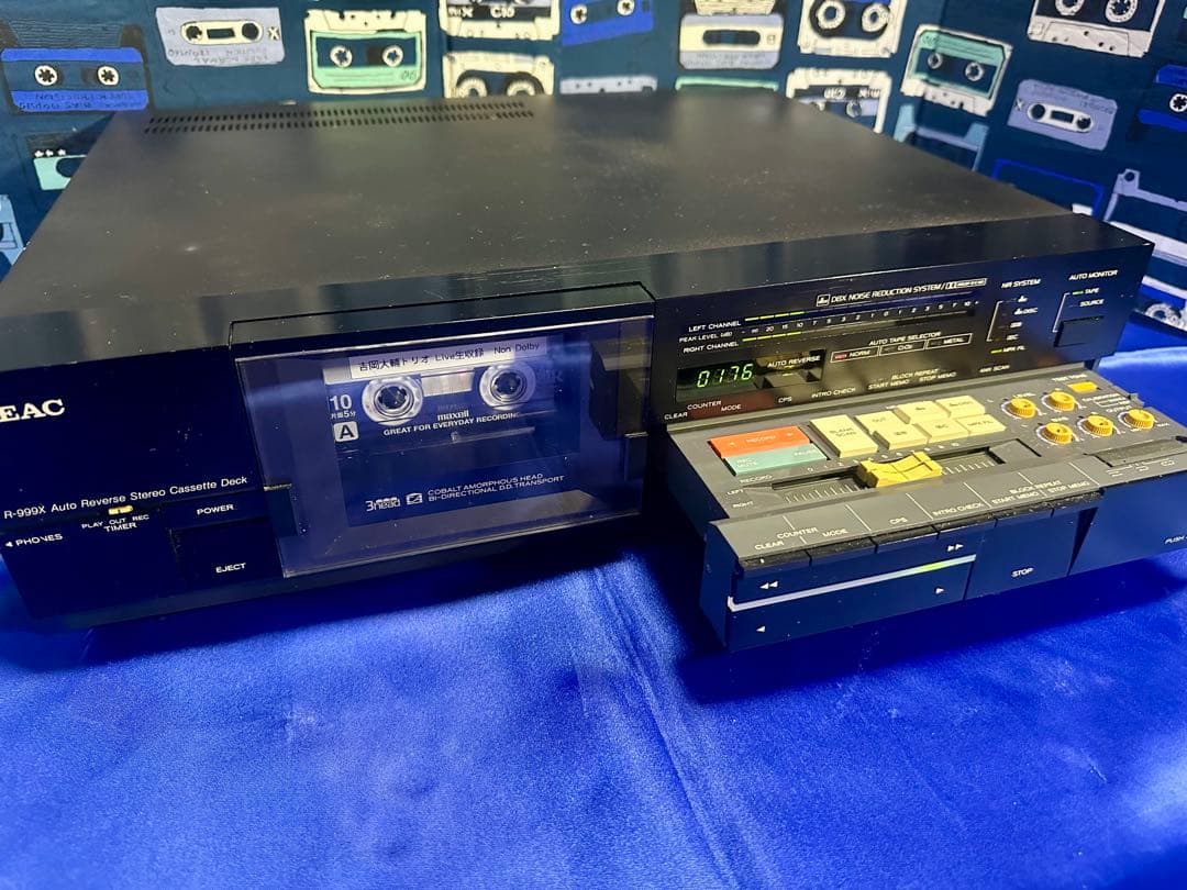 【希少】TEAC ダイレクトドライブオートリバースカセットデッキ　R-999X