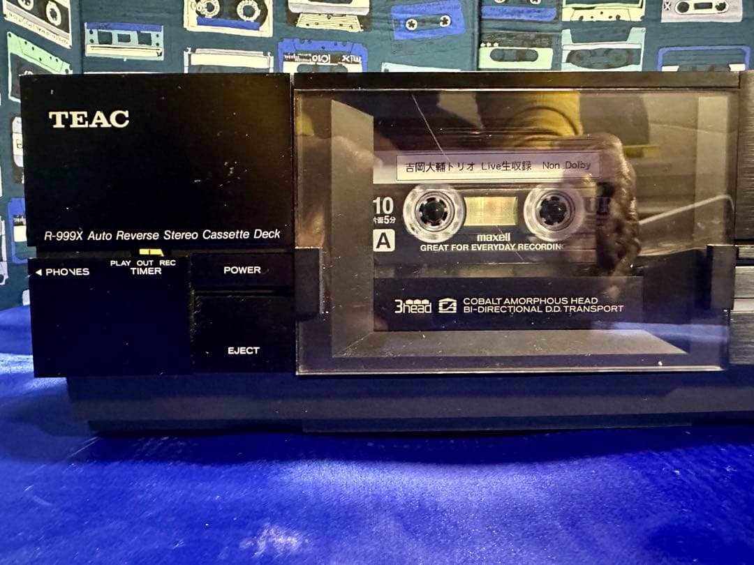 【希少】TEAC ダイレクトドライブオートリバースカセットデッキ　R-999X