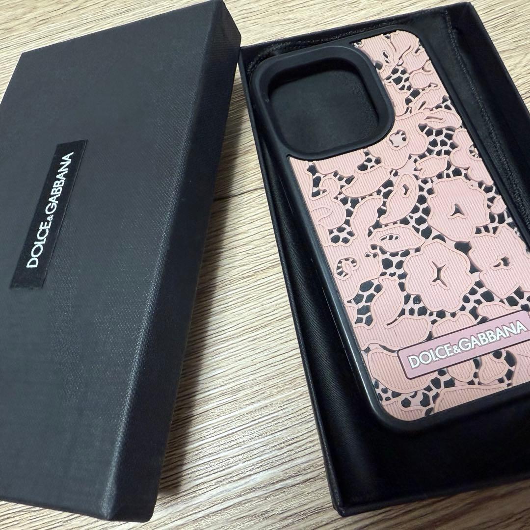 ドルチェ＆ガッバーナ iPhone 14pro ケース 花柄 ピンク　ドルガバ