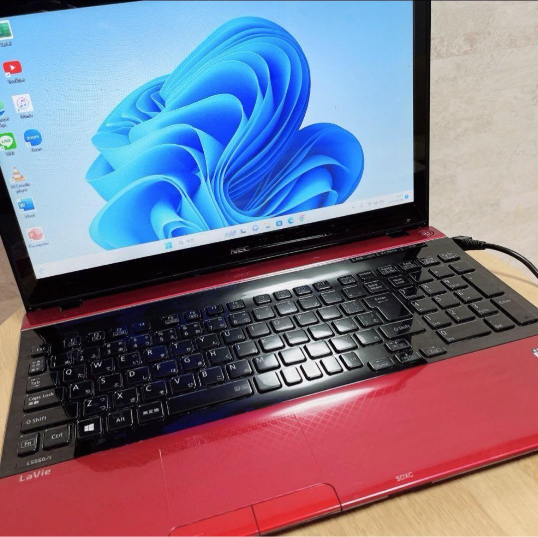 ★お得★NEC ノートパソコン Corei7 大容量HDD 動作快適 win11