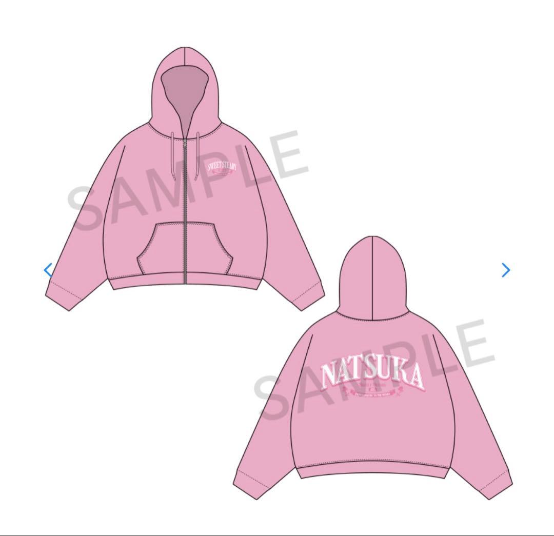 SWEET STEADY OSHI API パーカー　栗田なつか