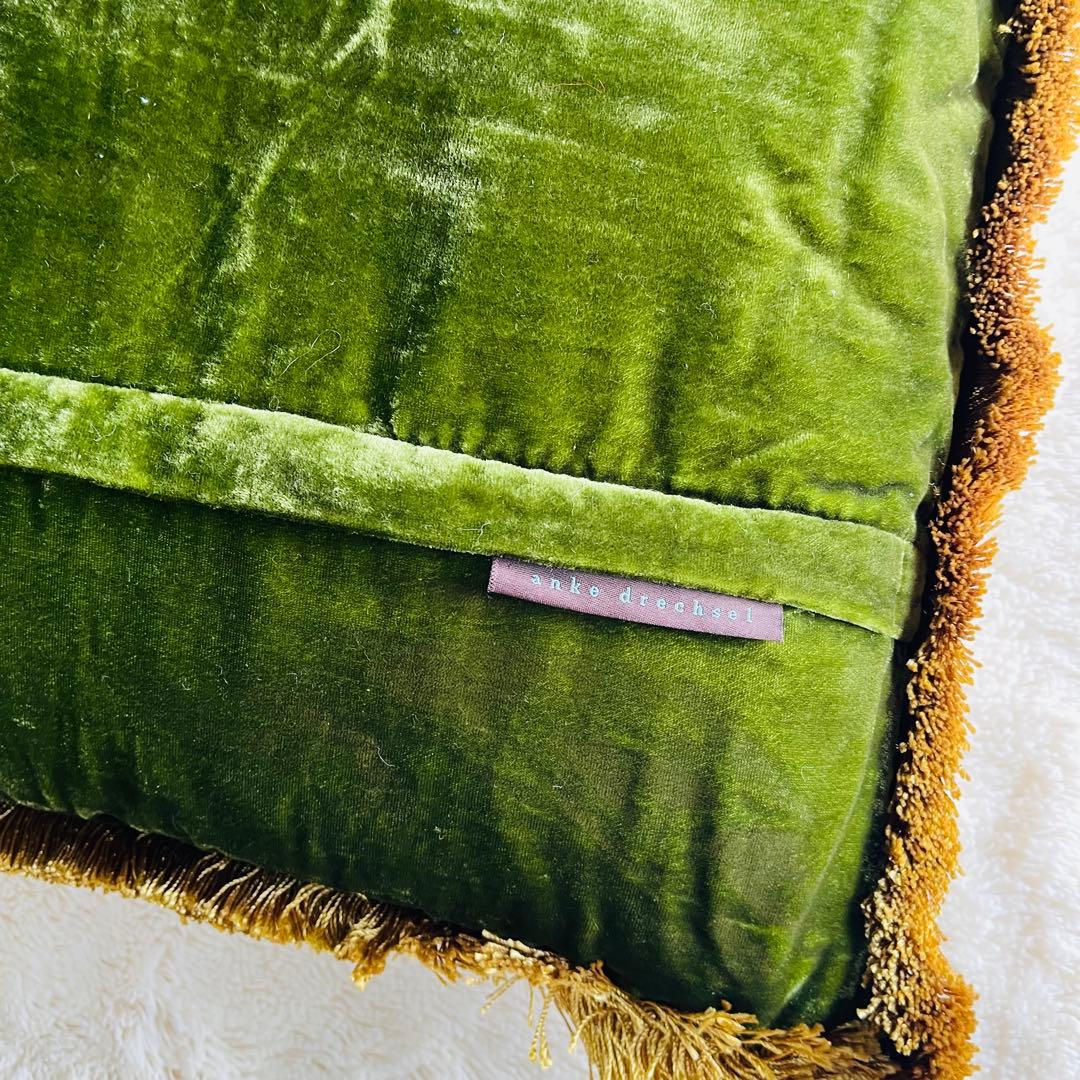 極美品♡Anke Drechsel ベルベットクッション 50cm中材つき