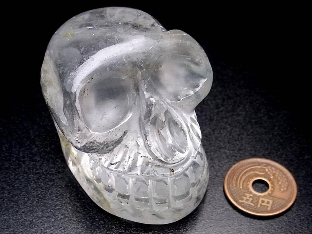 ネパール ヒマラヤ水晶製 どくろ水晶 スカルクォーツ 174g
