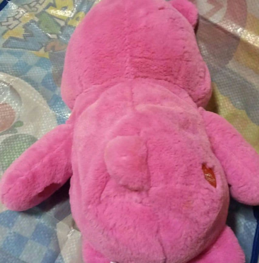 ケアベア★BIGぬいぐるみ★チアベア★ピンク