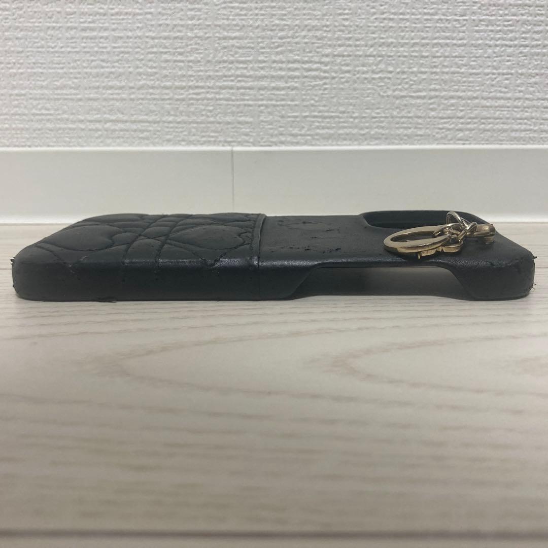 【良品】Dior　LADY DIOR　iPhone15ProMax ハート　羊革