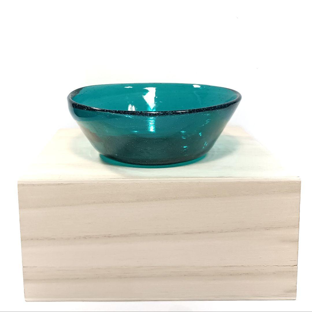 倉敷ガラス 小谷眞三 吹きガラス 鉢