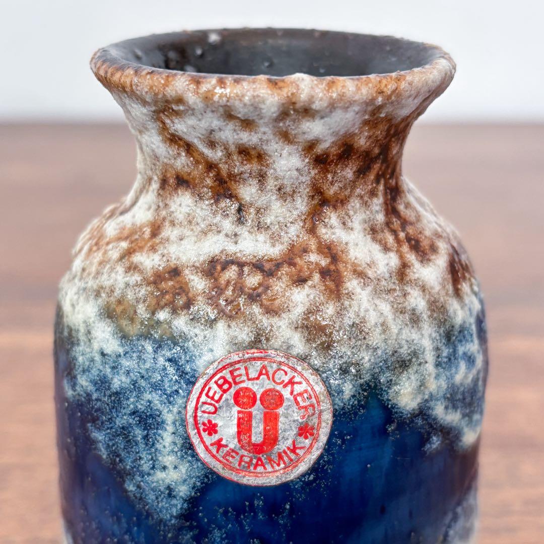 【ドイツ Ü-Keramikの花瓶】Fat Lava ミッドセンチュリー 405
