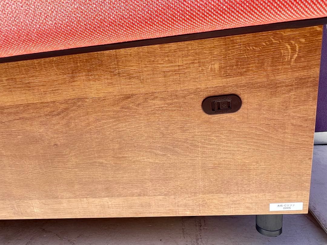 Kobayashi ベンチソファ 2〜3人掛け ファブリックソファ カフェ家具