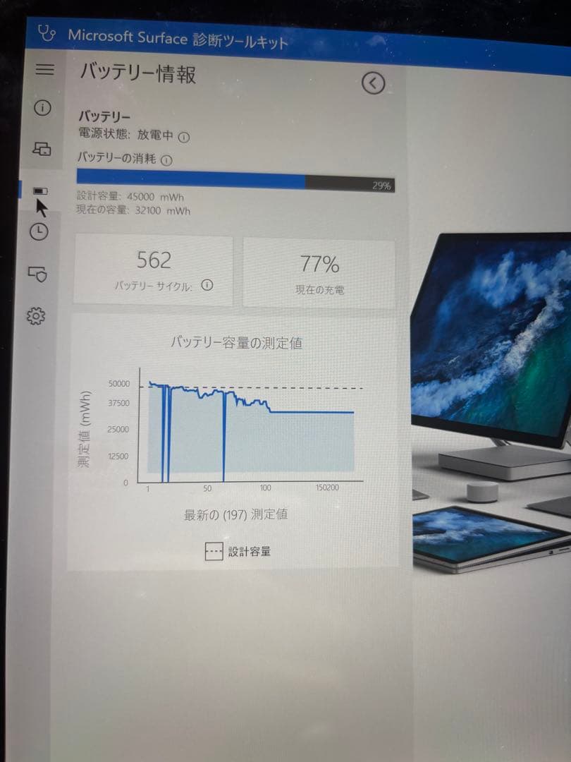 SurfacePro6 i5-8250U メモリ8G ストレージ256GB