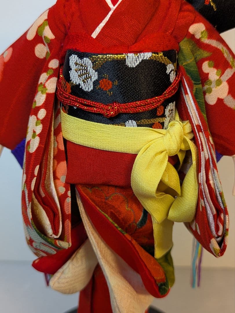 手足稼働　1/6　胡粉仕上げのヘッド付ドール　禿『乙羽』衣装スタンド付き