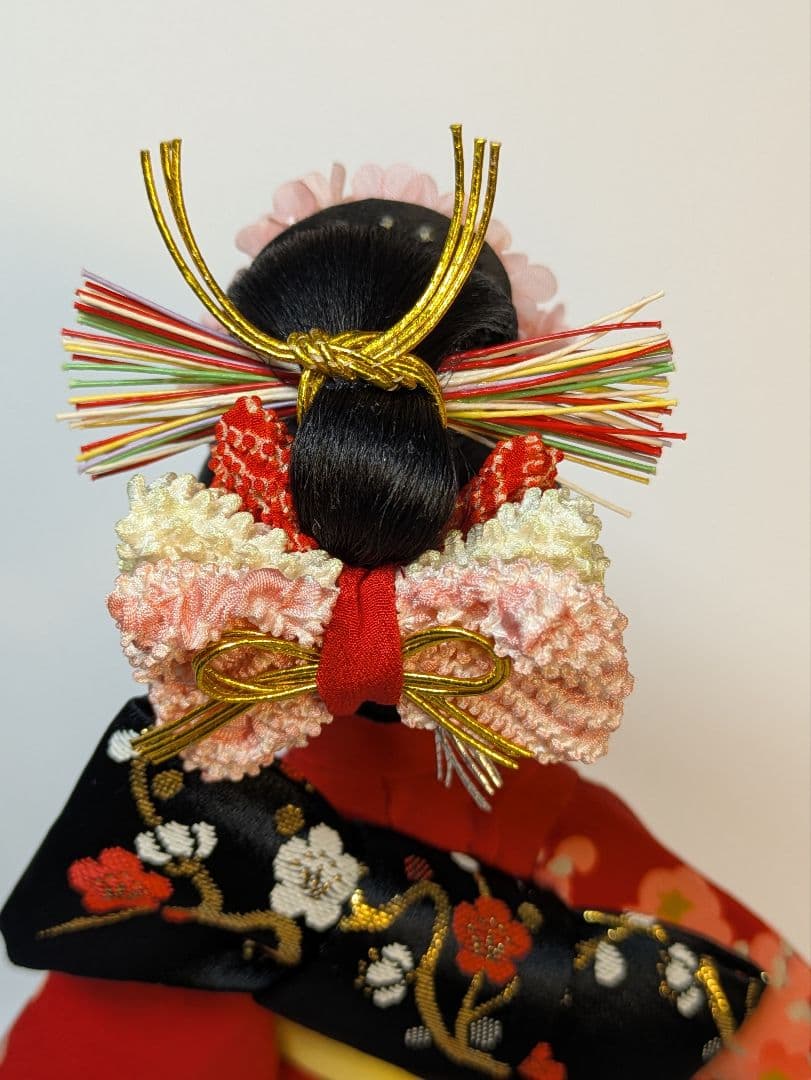 手足稼働　1/6　胡粉仕上げのヘッド付ドール　禿『乙羽』衣装スタンド付き