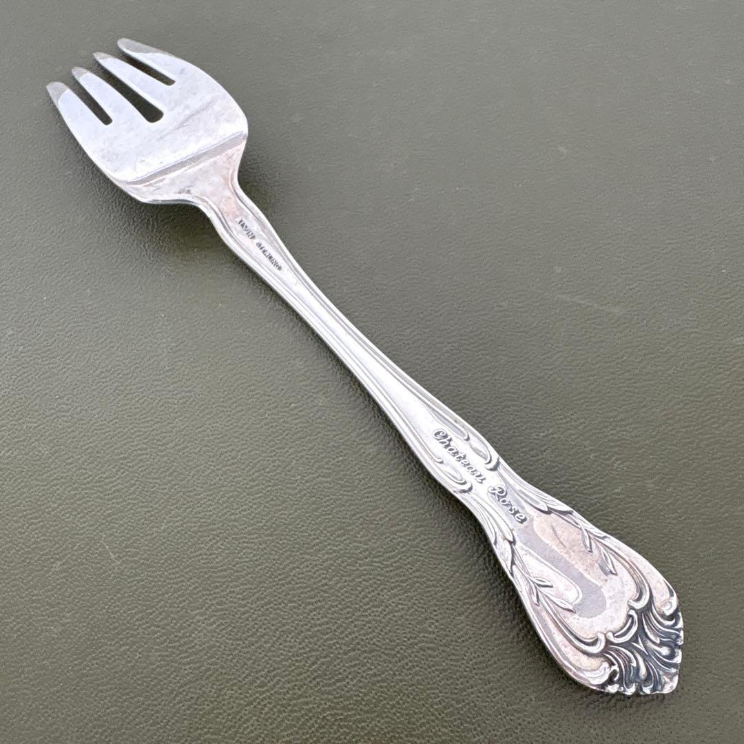 ビンテージ　ALVIN STERLINGフォーク　Chateau Rose 純銀