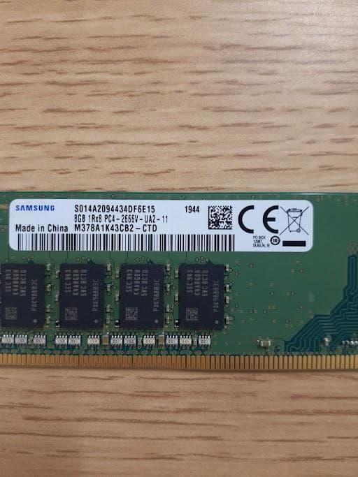 m*o様 L0217-10PCメモリSamsungDDR4 (PC4-2666V