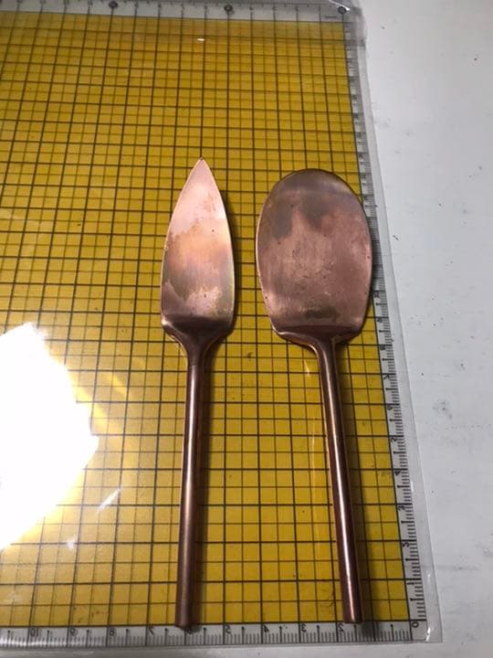 純銅　茶道具2本　新品未使用品