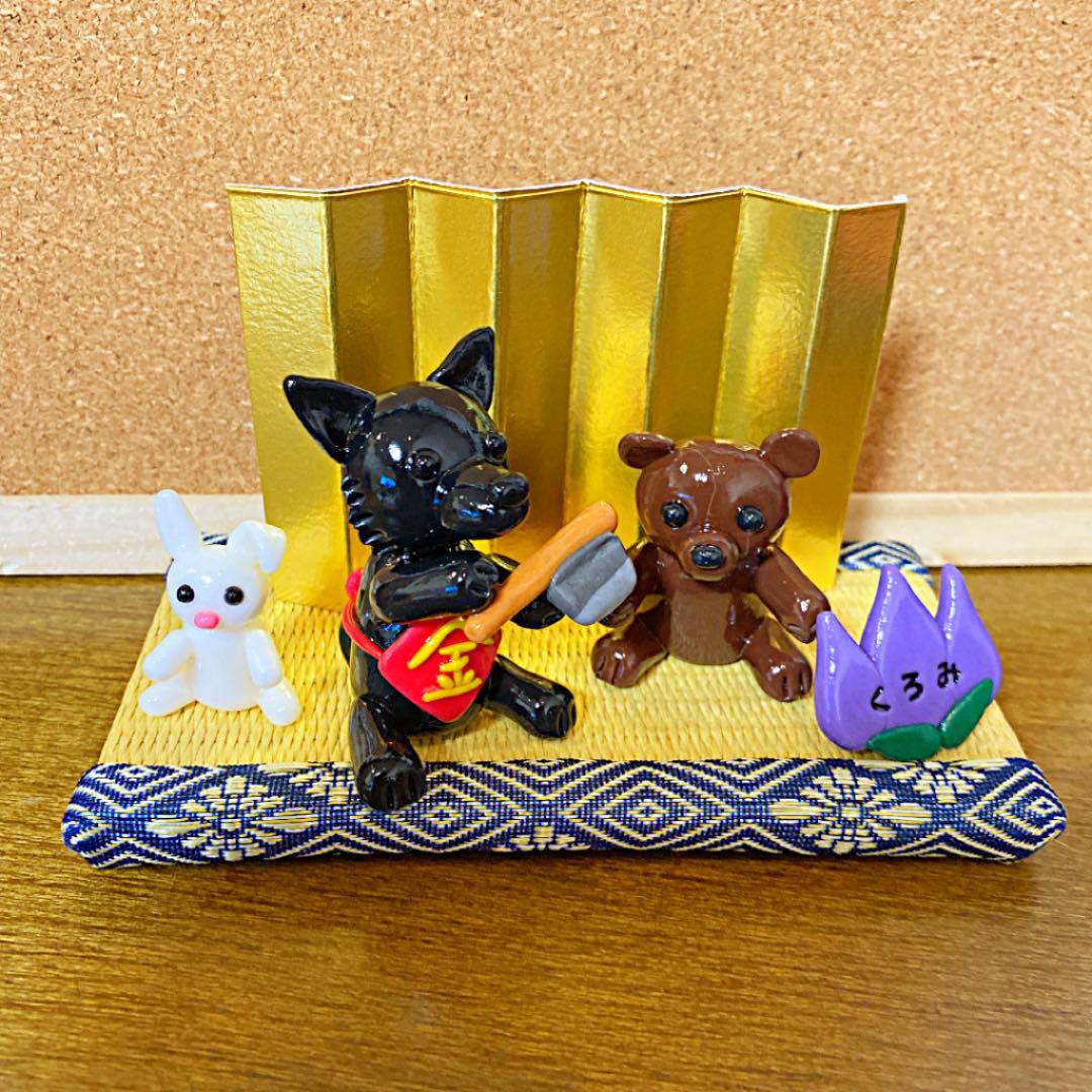 チョコちゃん様♥️ジャックラッセルテリア  日本昔ばなしオブジェ♡