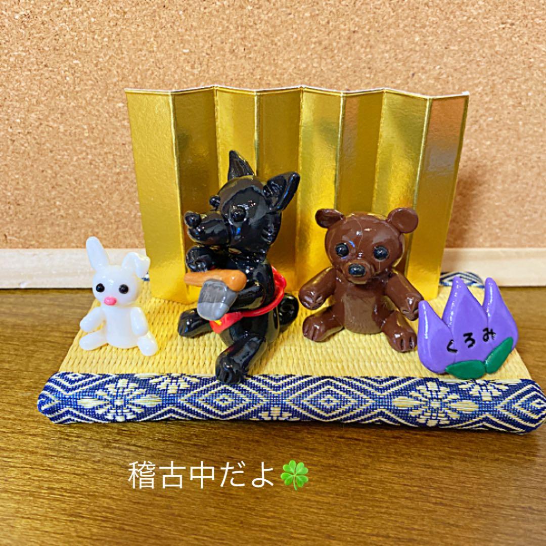 チョコちゃん様♥️ジャックラッセルテリア  日本昔ばなしオブジェ♡