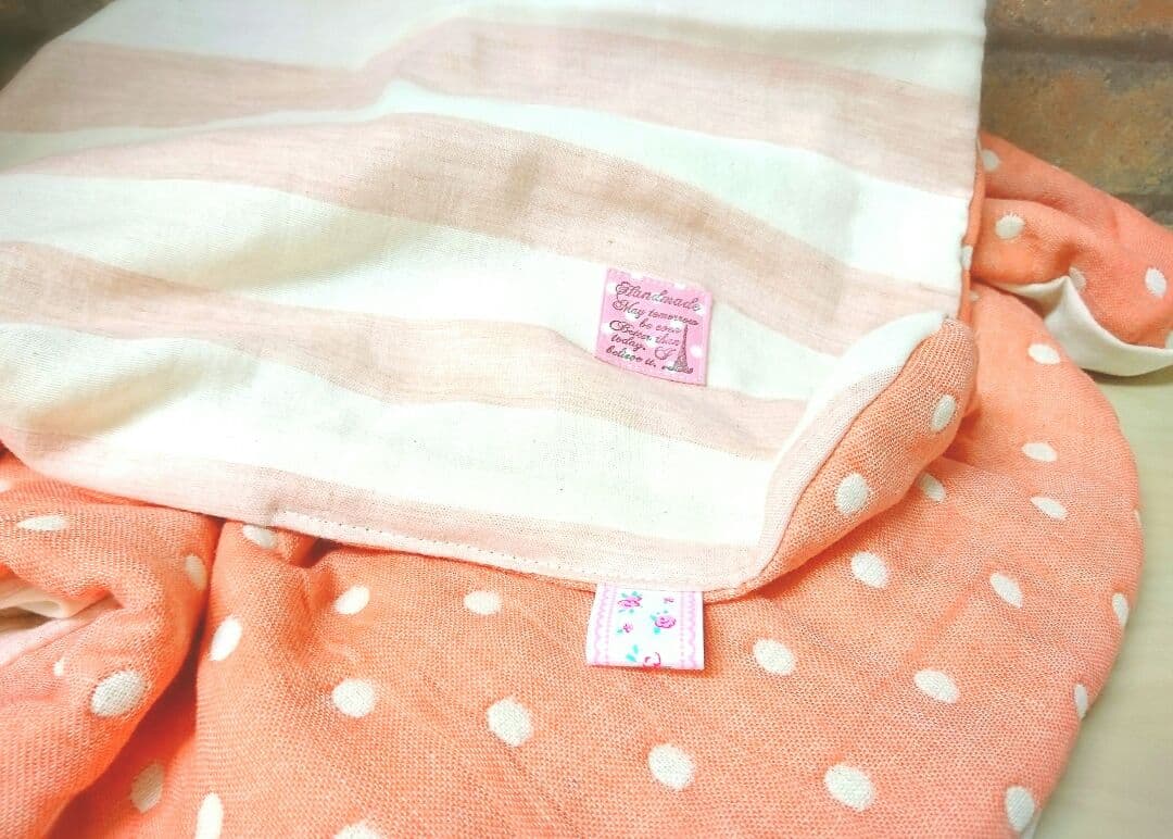 専用❤みかん＊気まぐれ特価⭐ふわとろ８重ガーゼ❤特大ブランケット❤アプリコット