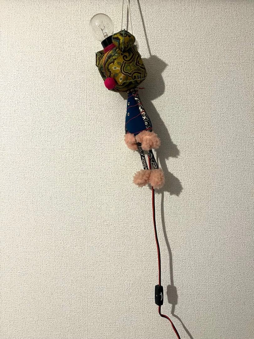 【希少】外川大作 togawa doll 壁掛け照明ベアー 人形 ぬいぐるみ作家