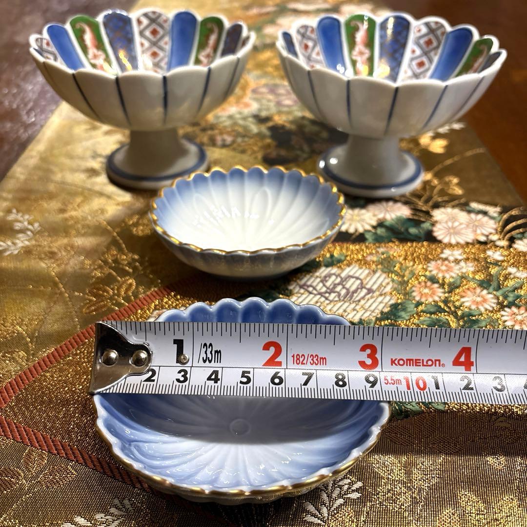 特選✨古伊万里金彩✨お膳【幸楽窯　日峰窯　吾山窯　橘吉】お2人様12品