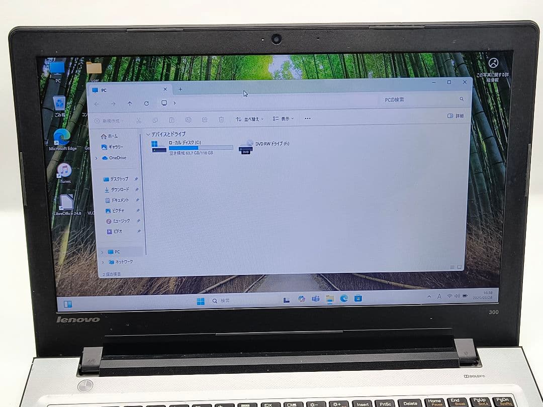 ノートパソコン/SSD/Windows11/メモリ4GB/初心者向け★レノボ③