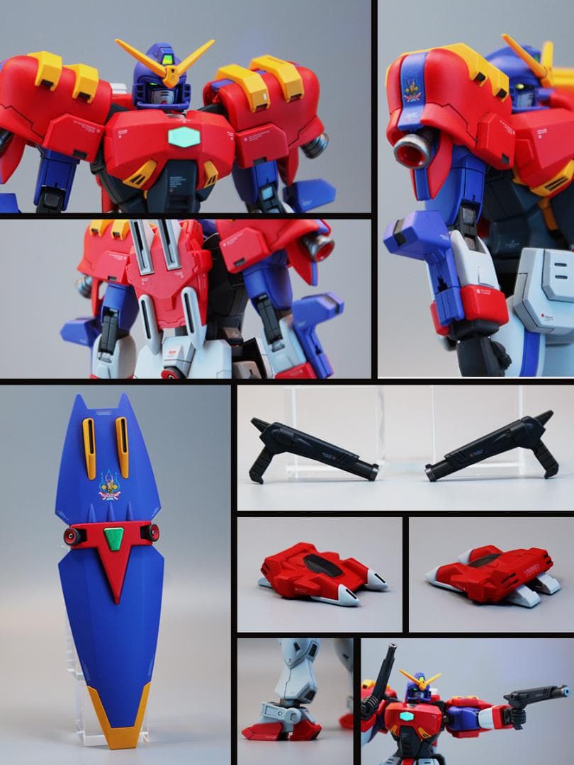 【頭部・スタイル改修】HG 1/144 ガンダムマックスター 完成品