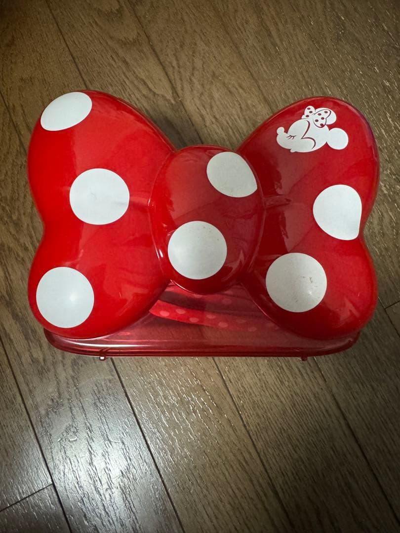 ¥4999ディズニー　ポップコーンバケット　ミニー　リボン