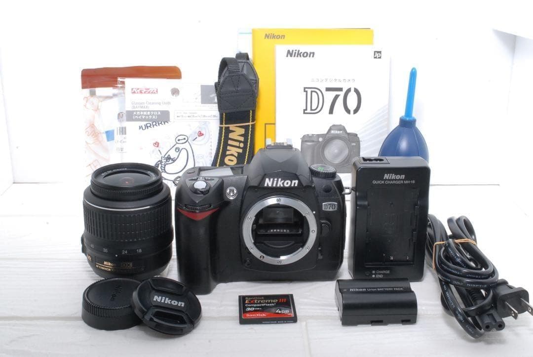 最終訳あり価格❤️Nikon D70 レンズセット付属品多数 現状品 スマホ転送