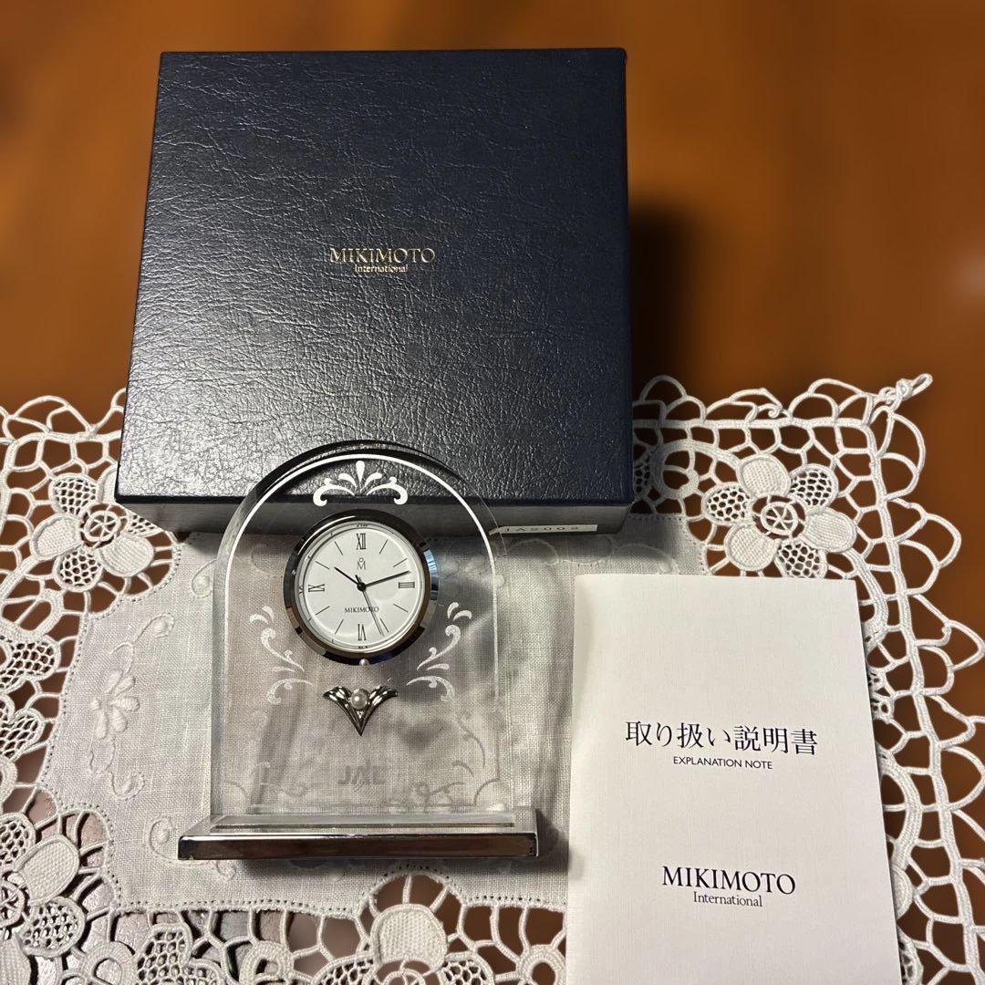 MIKIMOTO クリスタル置時計
