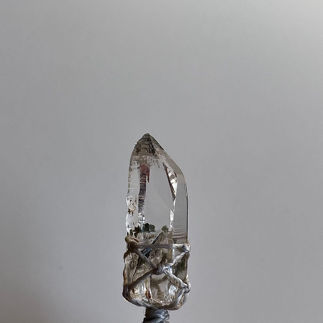 ヒマラヤ水晶 ガネッシュヒマール ＊ マクラメペンダント ネックレス 25