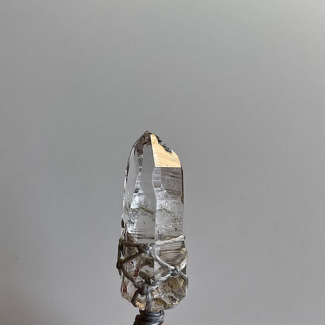 ヒマラヤ水晶 ガネッシュヒマール ＊ マクラメペンダント ネックレス 25