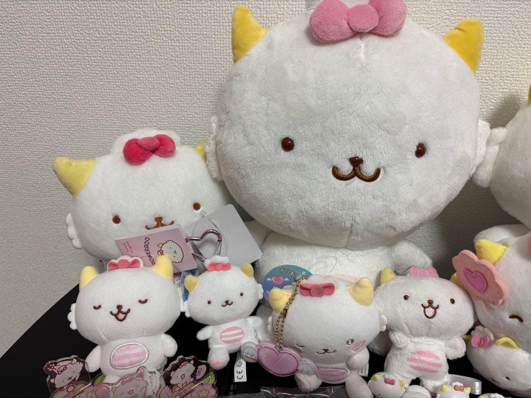 サンリオ がおぱわるぅ ぬいぐるみ マスコット シール グッズセット キャラ大