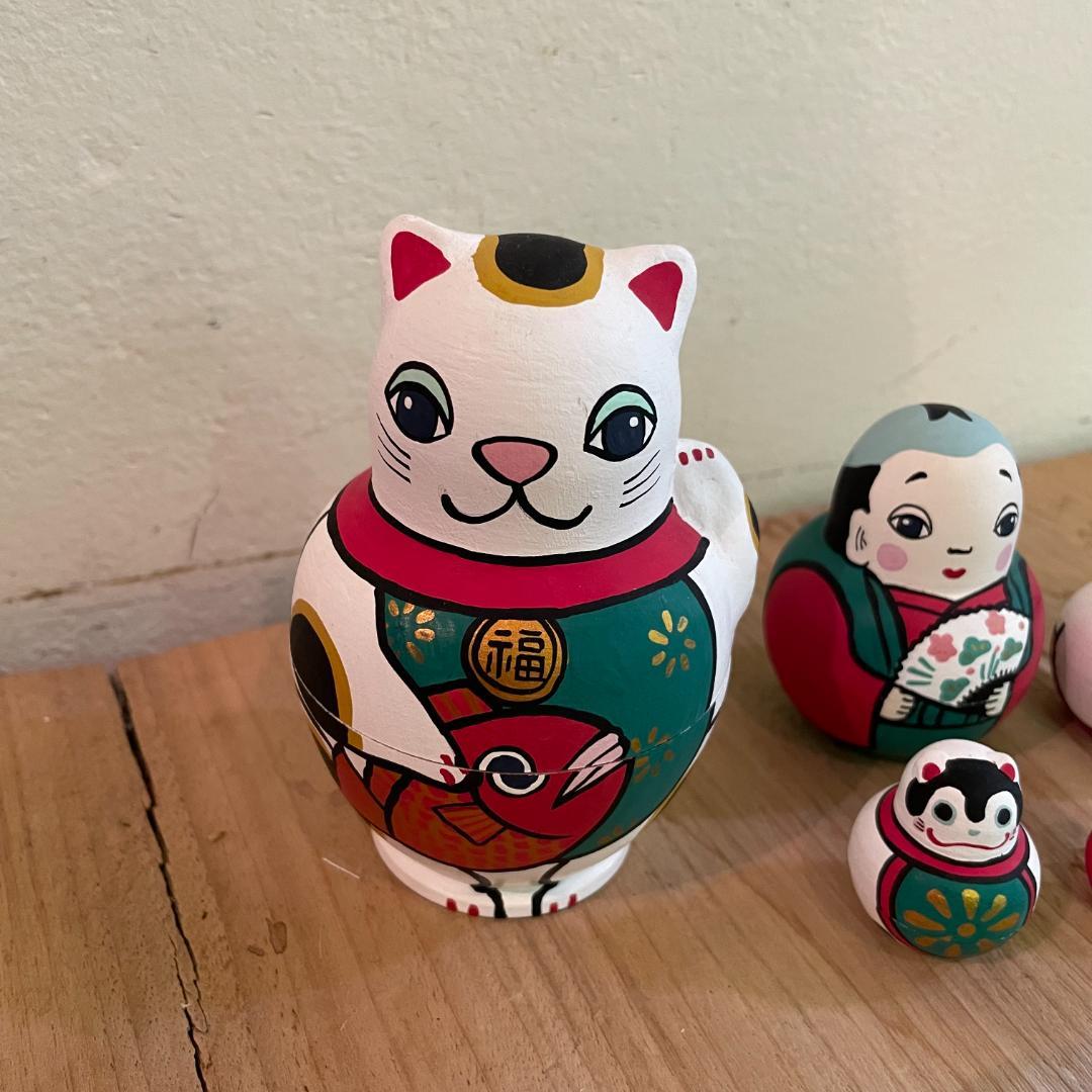 新品未使用 KIMURA&Co.マトリョーシカ（5個組めでた尽くし）