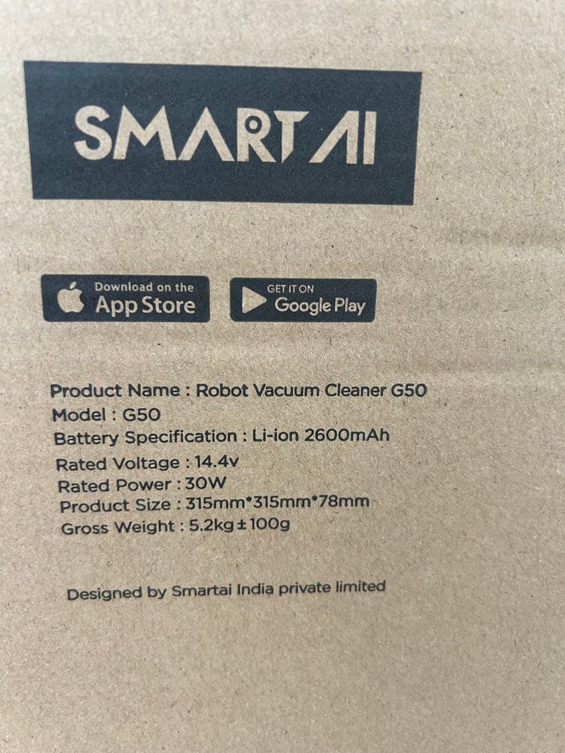 SMART AI ロボット掃除機 G50