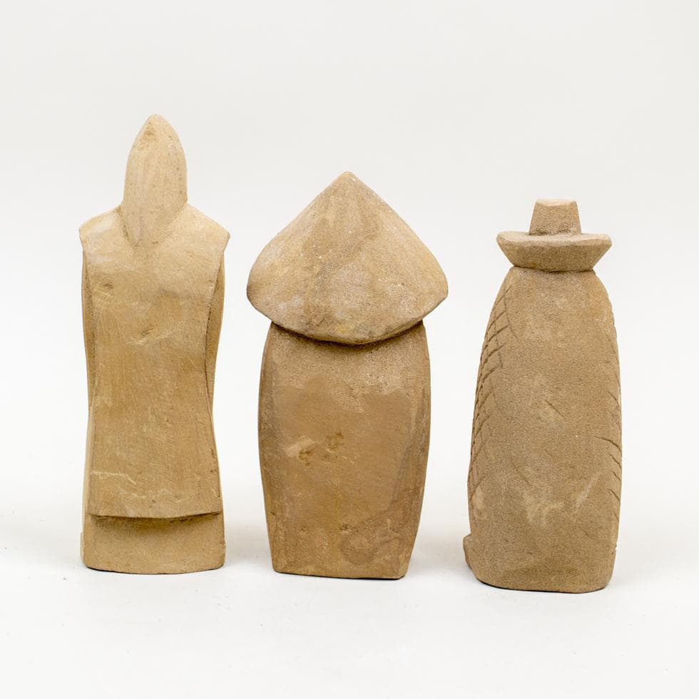 チリ チロエ島 神話の石像など 11点 トラウコ ピンコヤ インブンチェ