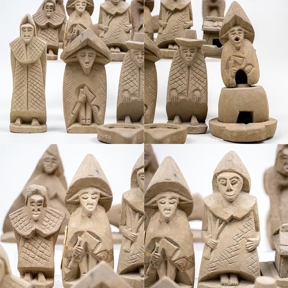 チリ チロエ島 神話の石像など 11点 トラウコ ピンコヤ インブンチェ