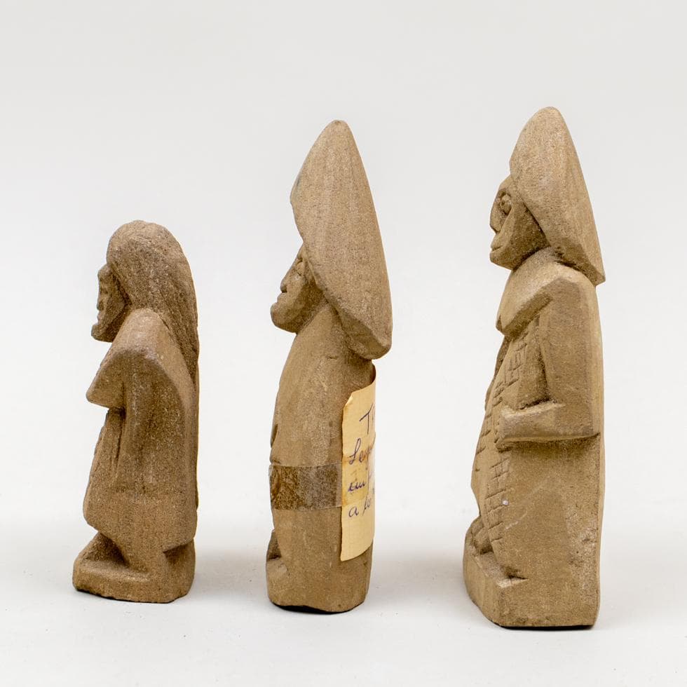 チリ チロエ島 神話の石像など 11点 トラウコ ピンコヤ インブンチェ