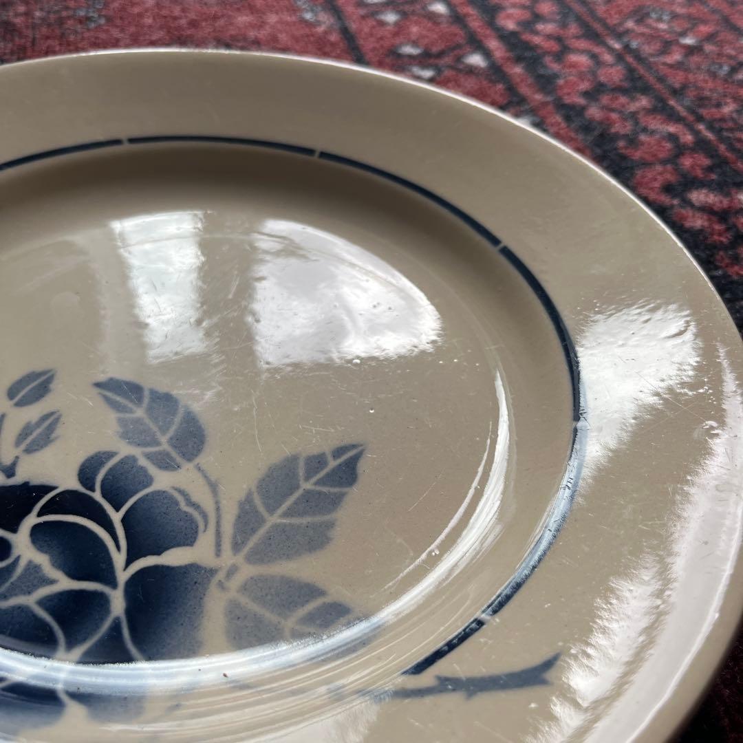 フランスアンティーク　サンタマン　平皿2枚セット