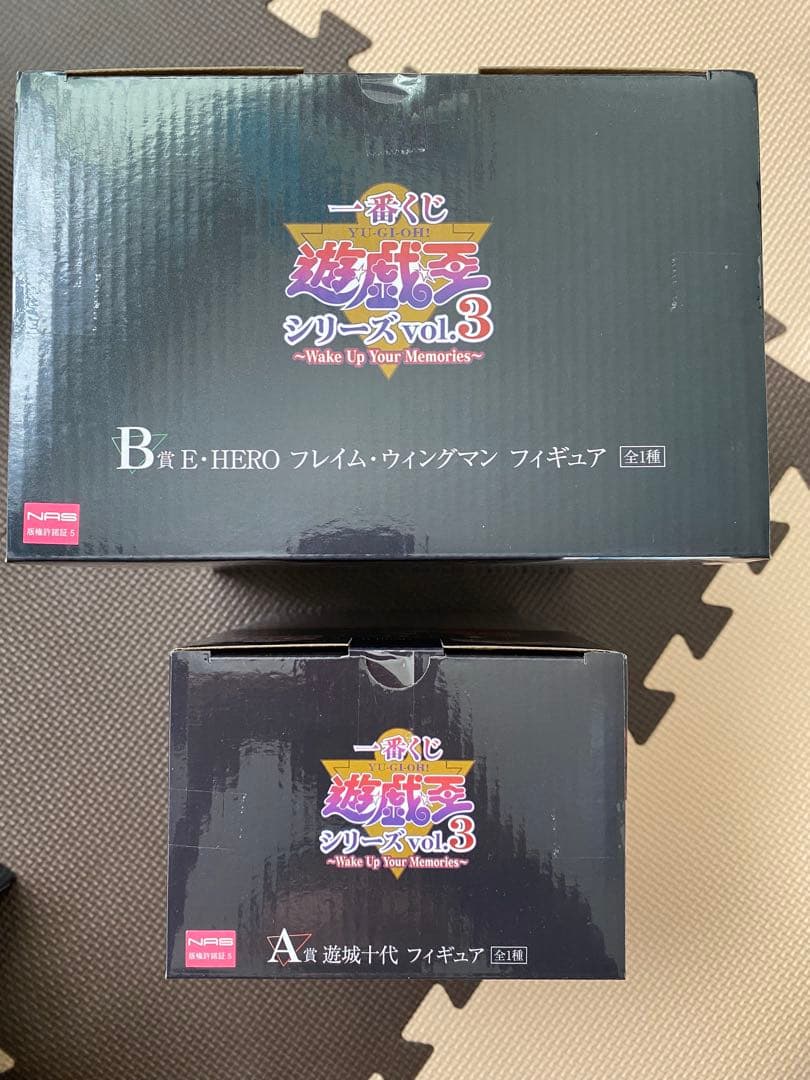遊戯王 一番くじ フィギュア A賞 B賞 遊城十代HERO フレイムウィングマン