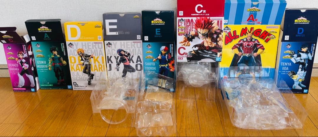 ヒロアカ 一番くじ 「箱のみ」 計43点　　　　　　　　バラ売り可