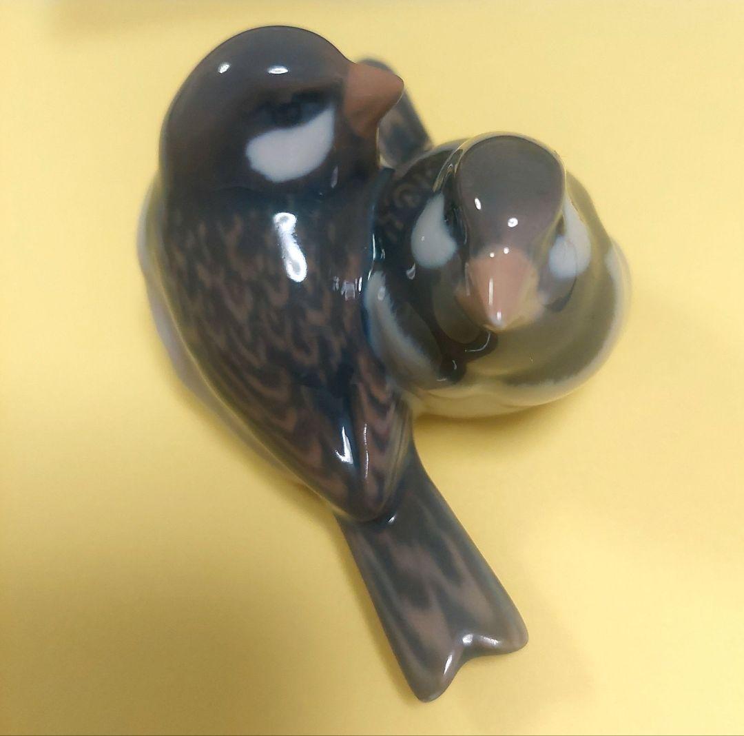 お値下げ【  ロイヤルコペンハーゲン】雀　置物　鳥