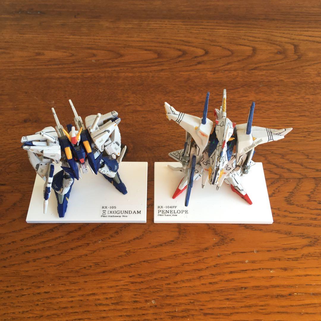 ガンコレ塗装済み完成品　クスィーガンダム&ペーネロペー　2体　閃光のハサウェイ