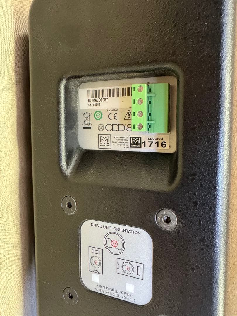 Martin Audio CDD8 スピーカー ペア マーチンオーディオ④