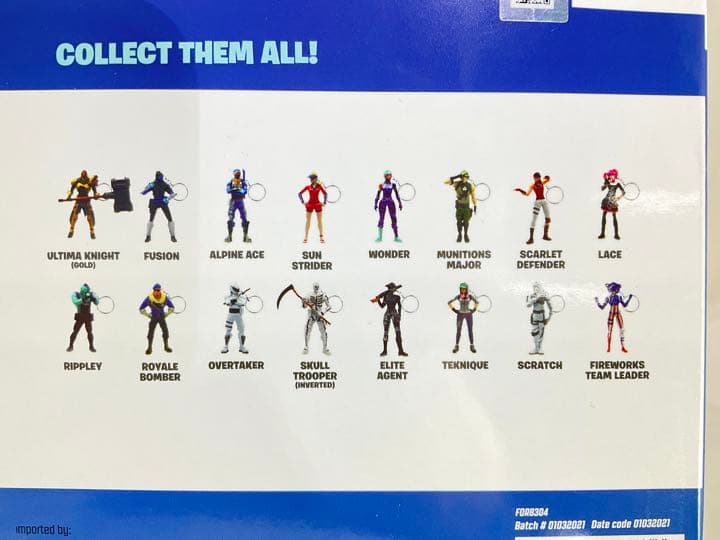 FORTNITE フィギュア キーホルダー　16個1箱