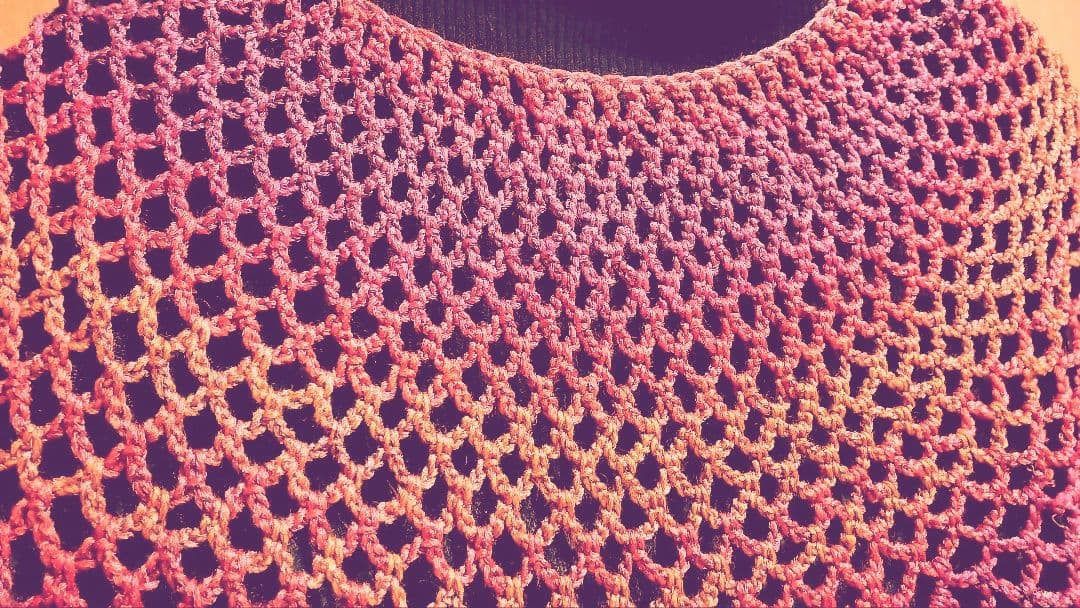 ラグジュアリー手編みショール