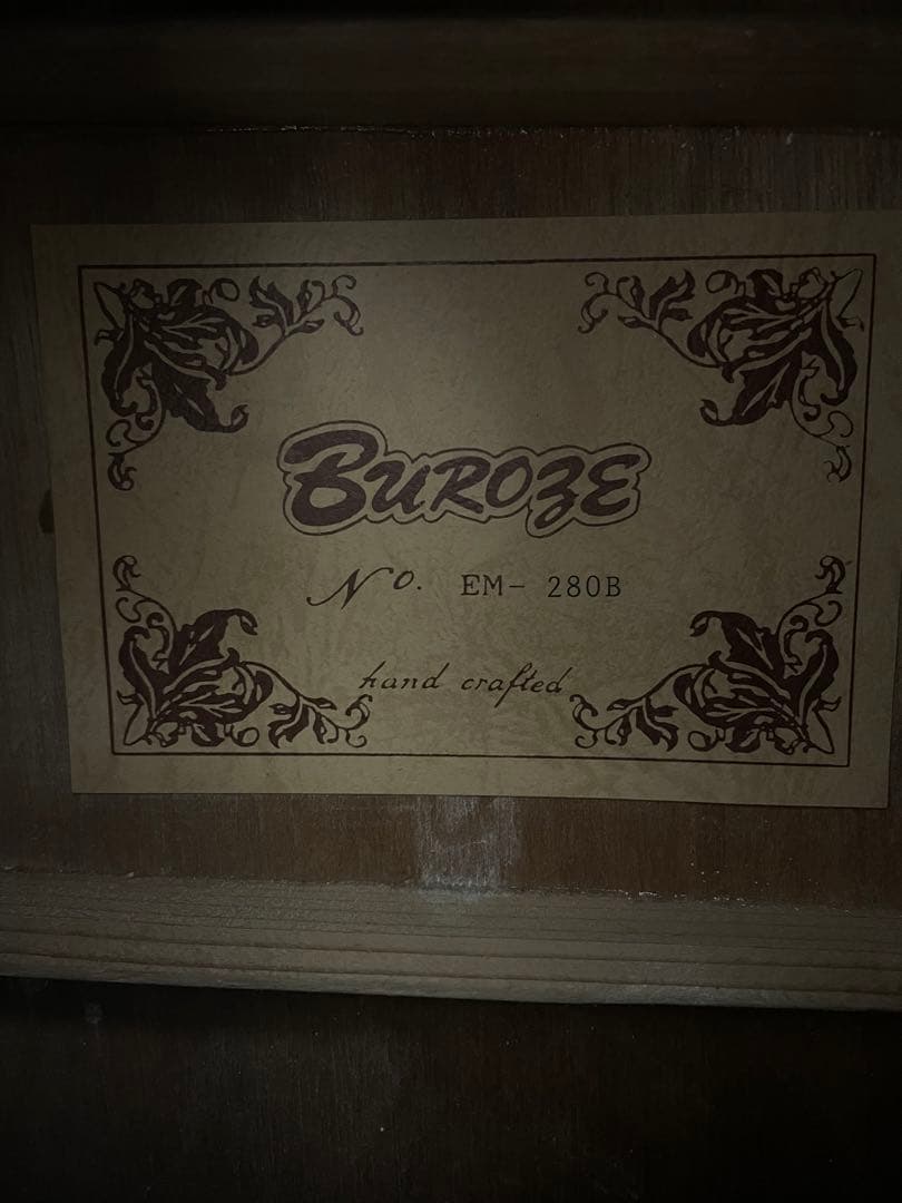 Buroze EM-280B エレアコギター