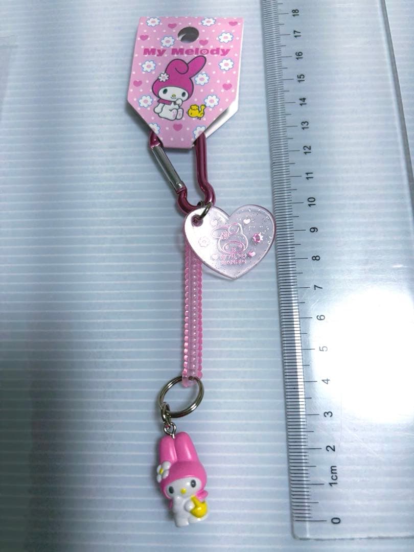 コイルホルダー　カラビナ　マイメロディ 平成レトロ　サンリオ　キーホルダー