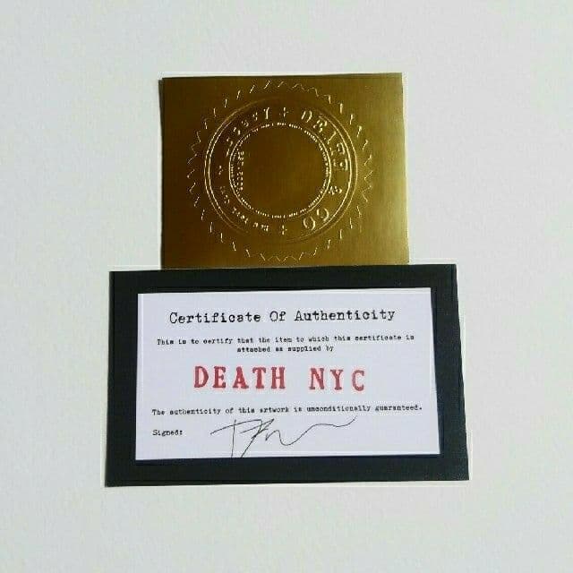 DEATH NYC　スヌーピー　アートポスター　極美品／未使用　No.23