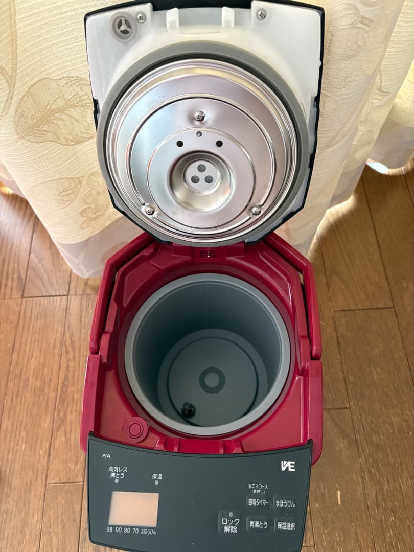 タイガー魔法瓶電気ポット蒸気レスとく子さん