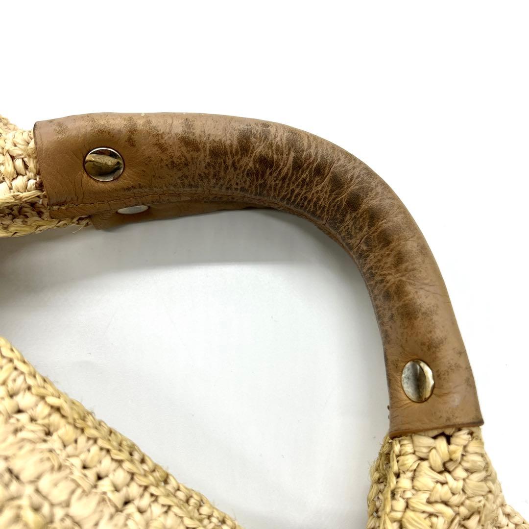 人気✨ へレンカミンスキー ハンドバッグ カゴバック ストロー ベージュ